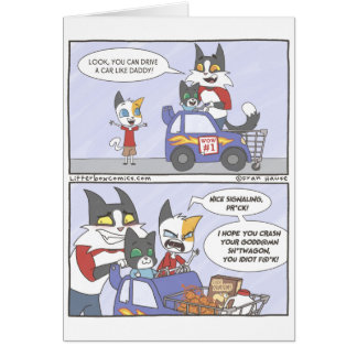 Kopiera katter hälsningskort