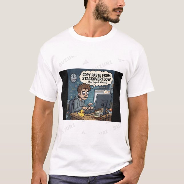 Kopiera Klistra in från StackOverflow - Roligt 03: T Shirt (Framsida)