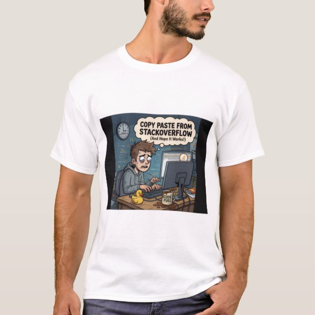 Kopiera Klistra in från StackOverflow - Rollig Pro T Shirt (Framsida)