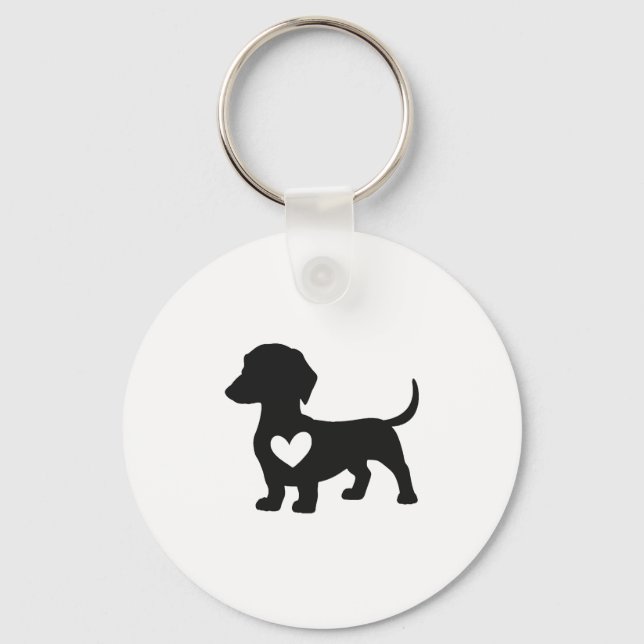 Kopiera kopia av Daschund Copy Kopiera kopia Kopie Nyckelring (Framsida)
