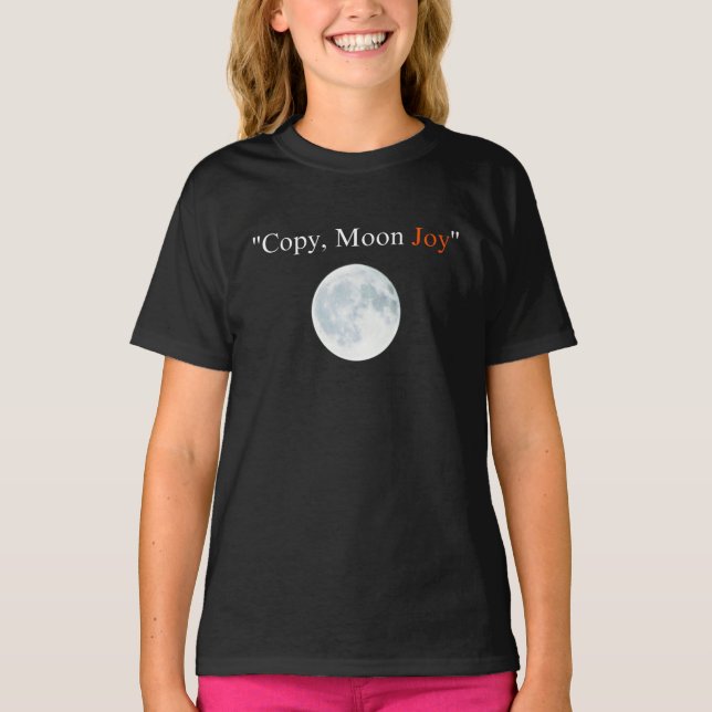 Kopiera månlycka – Fullmåne Artemis   T Shirt (Framsida)