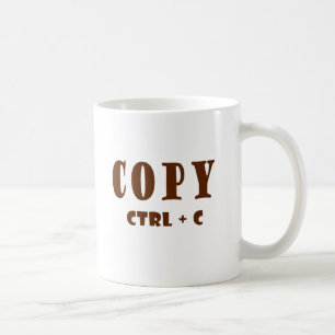 Kopiera räknearkdokumentet kaffemugg