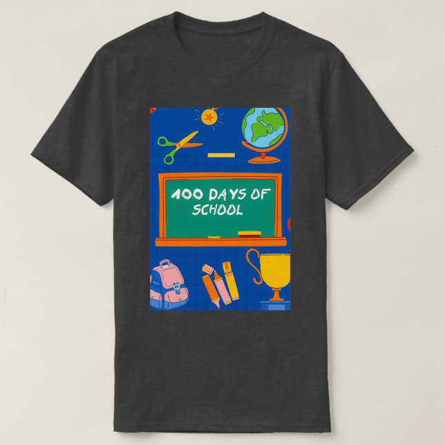 Kopiera skoldagar på skoldagar på ett smart sätt t shirt (Design framsida)