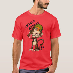 Kopierar den speciella upplagan för Vic munkEOD T Shirt
