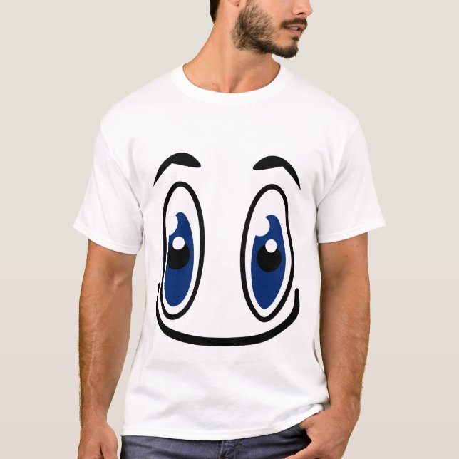 Kopierar googly ögon för T-tröjadesign Tee Shirt (Framsida)