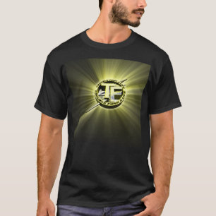 Kopierar guld- strålar för TF4LIFE Tee Shirt