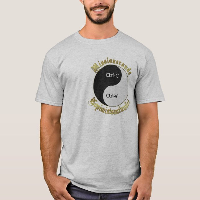 Kopimism (Kopimi) T Shirt (Framsida)