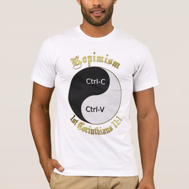 Kopimism (Kopimi) Tee (Framsida)