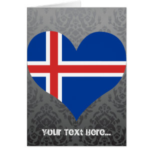 Köpislandflagga Hälsningskort