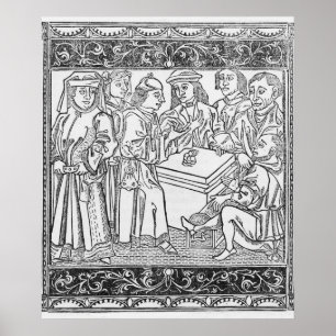 Köpmän och Moneylenders Poster
