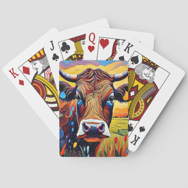 Koporträtt 1 casinokort (Baksidan)