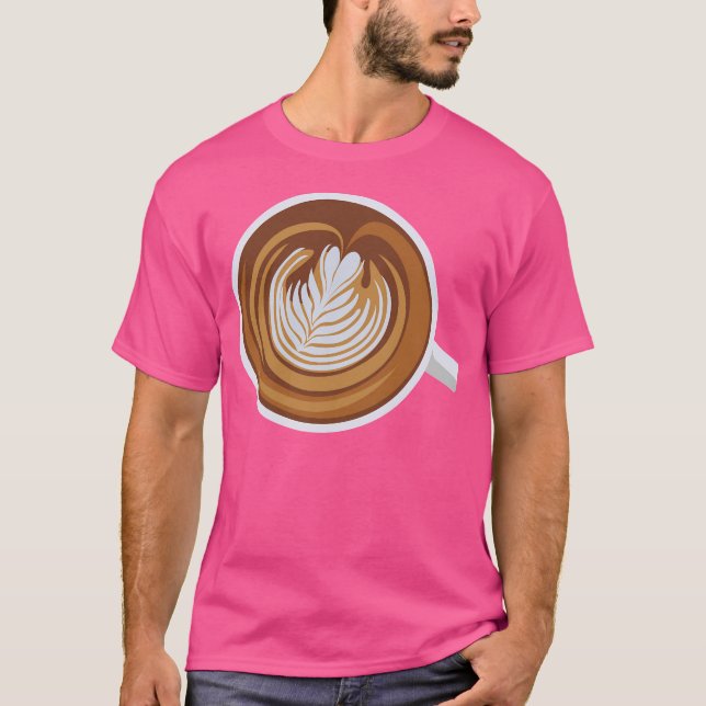 Kopp-A-Cappuccino T Shirt (Framsida)