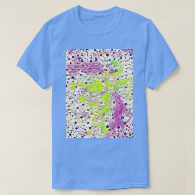 Kopp av färgat kaffe t shirt (Design framsida)