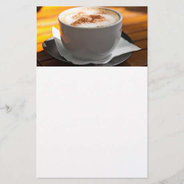 Kopp av kaffe flygblad (Framsidan)