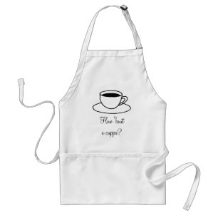 Kopp av kaffe förkläde