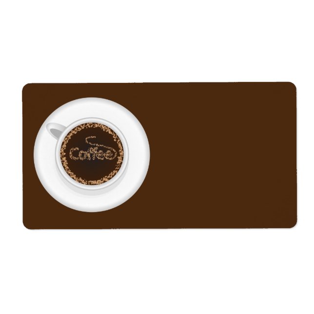 Kopp av kaffe fraktsedel (Framsidan)