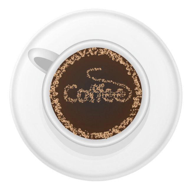 Kopp av kaffe knopp (Framsidan)