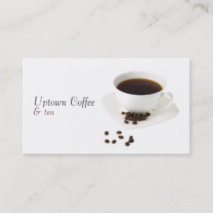 Kopp av kaffe- och Teavisitkorten Visitkort