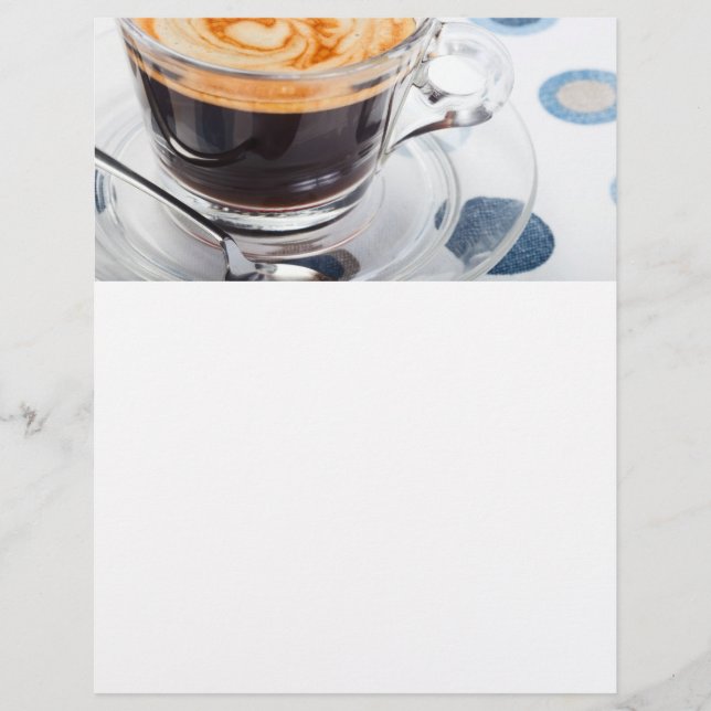 Kopp av kaffe reklamblad (Framsidan)