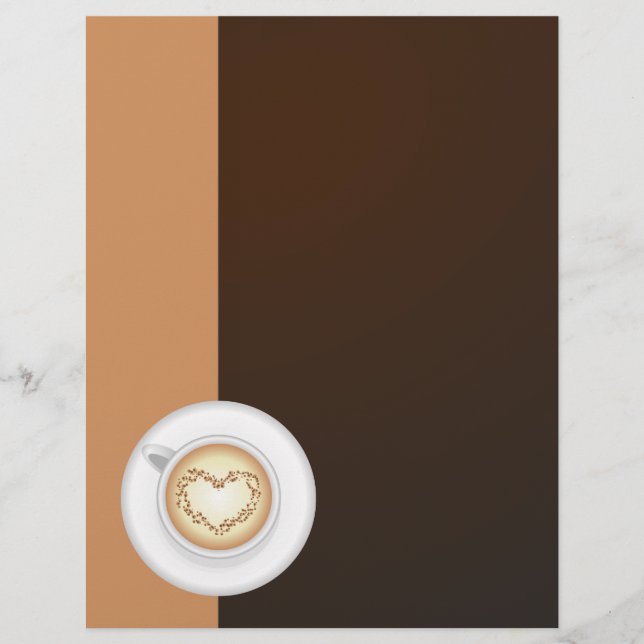 Kopp av kaffe reklamblad (Framsidan)