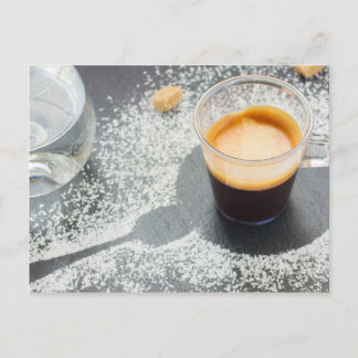 Kopp av kaffe vykort