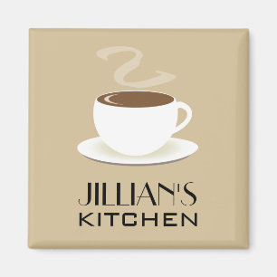 Kopp av kaffemönster magnet