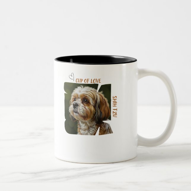 Kopp av kärlek Hundälskare Kaffepresentidéer (Höger)
