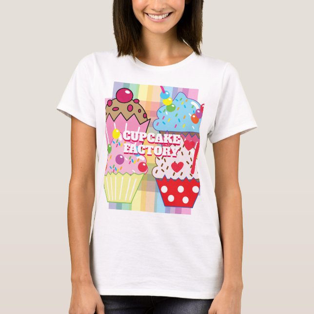 Kopp Cake Factory w/ Blue Hawaii back T Shirt (Framsida)