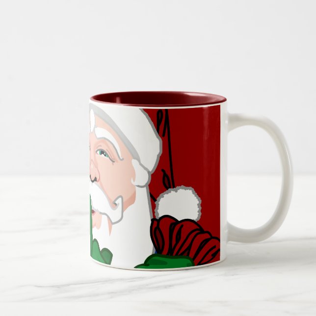 Kopp Festive Santa Mugg Kopp (Höger)
