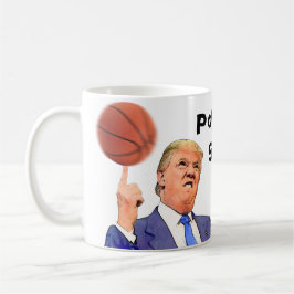 Kopp för basket för Donald Trump politisk satirisk