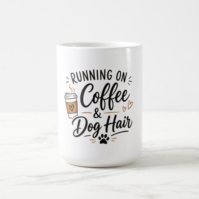 Kopp för den som springer på kaffe och hundhår (Center)