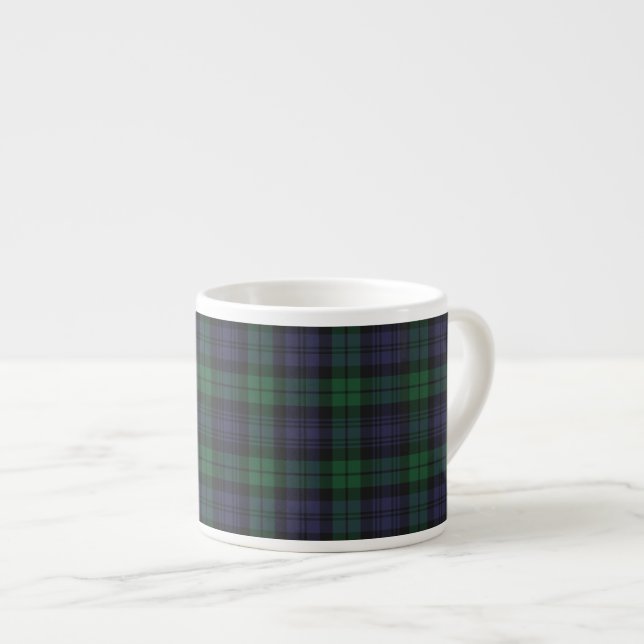 Kopp för espresso för klanCampbell Tartan Espressomugg (Framsida höger)