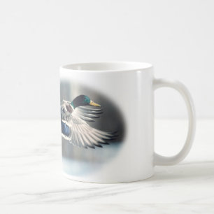 Kopp för kaffe för ankajaktgräsand