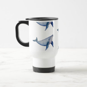 Kopp för kaffe för gulligt akvarellval