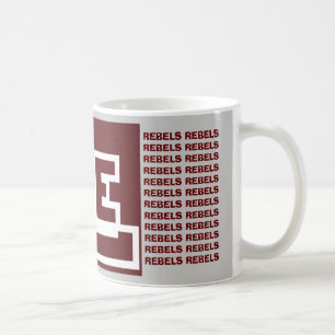 Kopp för kaffe för MidlandLee rebellisk fotboll
