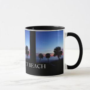 Kopp för kaffe för Panama City strandsouvenir