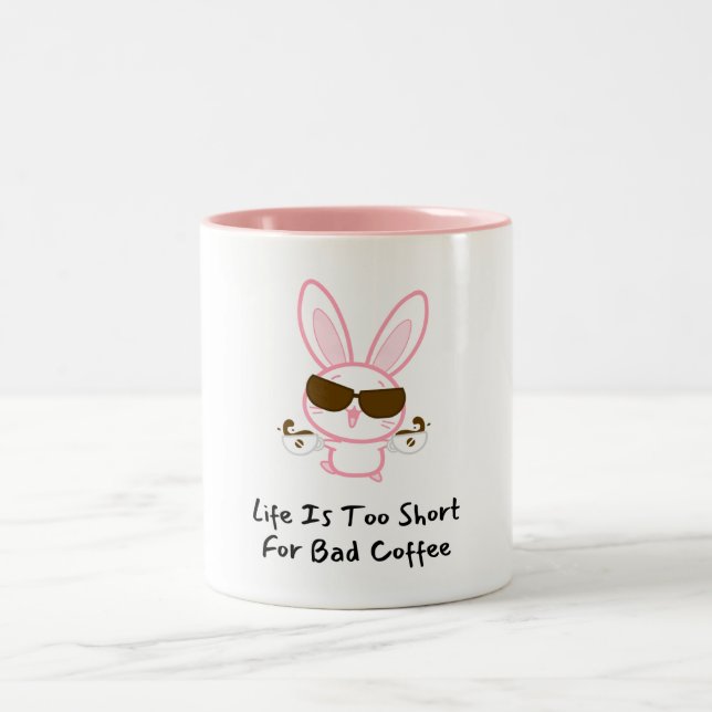 Kopp för kaffefanatiker - rolig present för män oc (Center)