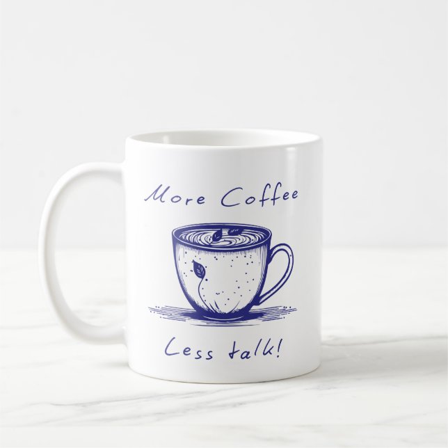 Kopp för mer kaffe och mindre snack (Vänster)