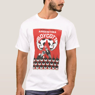 kopp för ord för argentina bojkott 1978 tee shirt