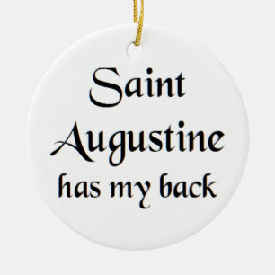 kopp för Saint Augustine kaffe Julgransprydnad Keramik