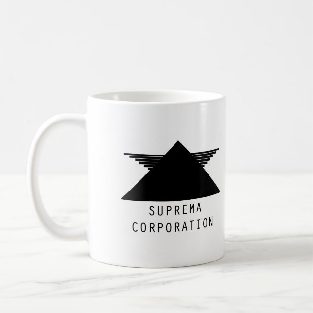 Kopp för Suprema Corp anställdkaffe (Vänster)