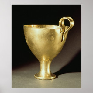 Kopp från allvarlig dropp för axel, Mycenae Poster