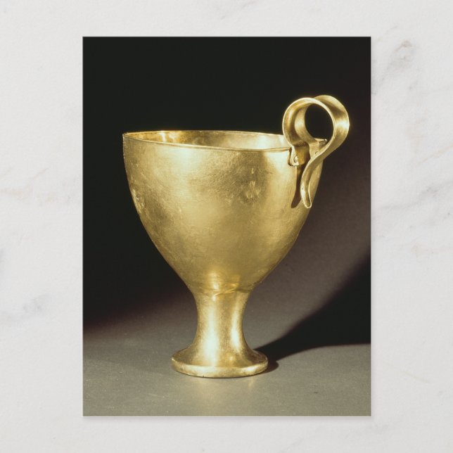 Kopp från Shaft Grave IV, Mycenae Vykort (Framsida)