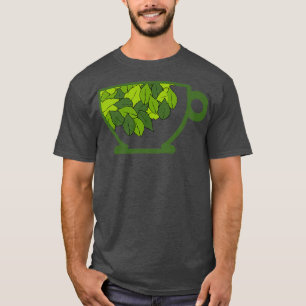 kopp i ekologiskt löv-te för friskt liv t shirt