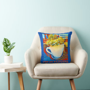Kopp i Flowers Coffee Mugg Planter Kudde