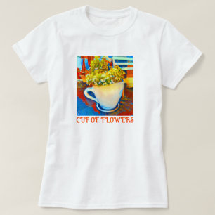 Kopp i Flowers Coffee Mugg Planter T Shirt