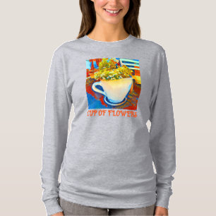 Kopp i Flowers Coffee Mugg Planter T Shirt