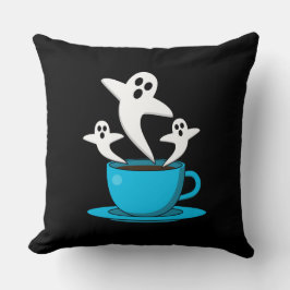 Kopp i Ghost-rökkaffe Kudde