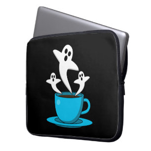 Kopp i Ghost-rökkaffe Laptop Fodral