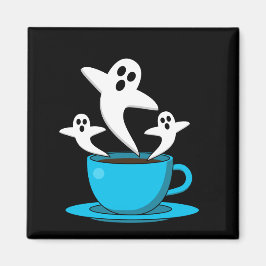 Kopp i Ghost-rökkaffe Magnet